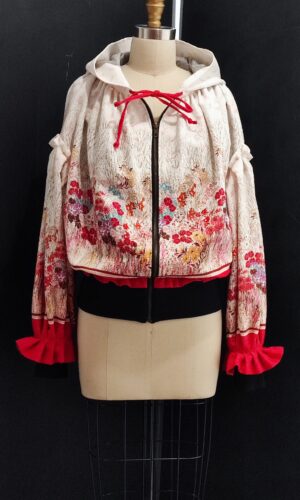 Bomber brocart pastel